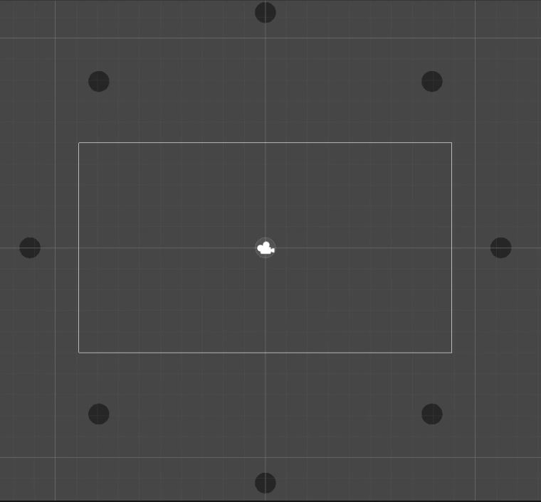 Spawning objects at a random position around a target